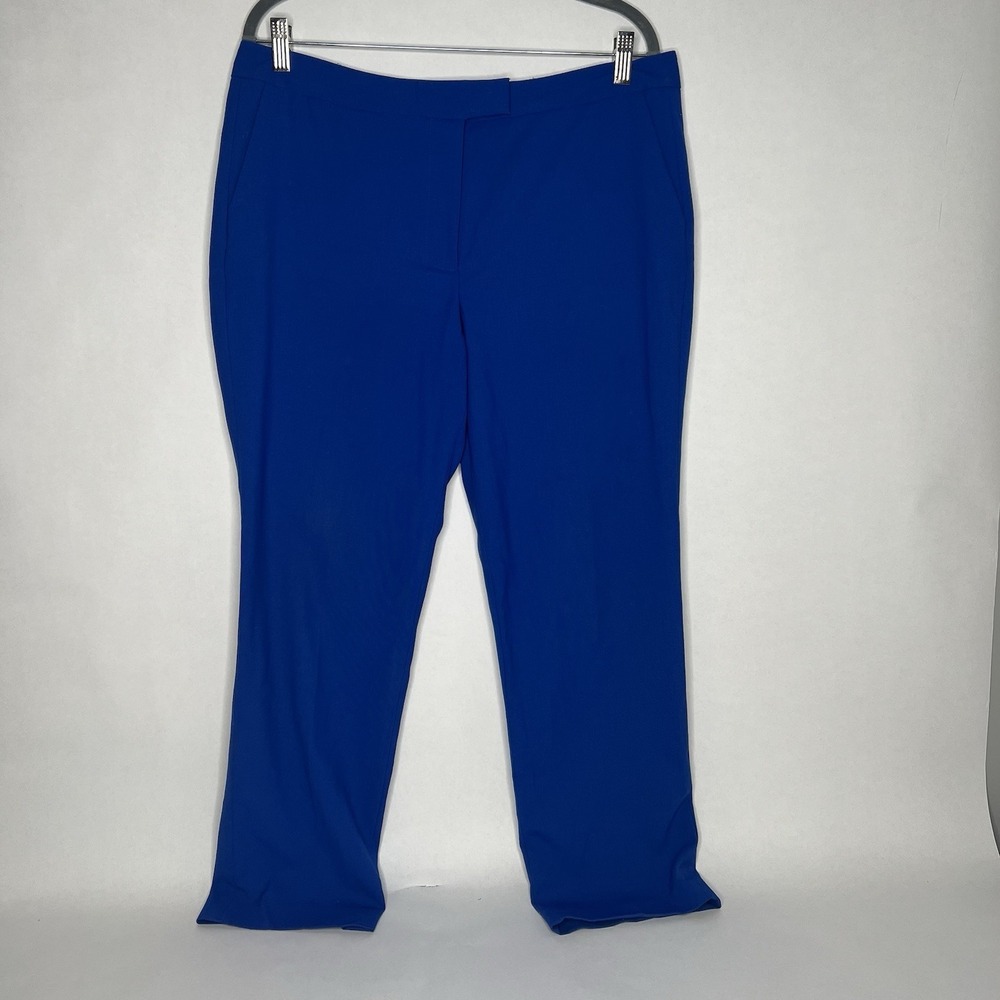 Chaus Women's Royal Blue Business Formal Casual Slacks Size 12 Workwear Straight